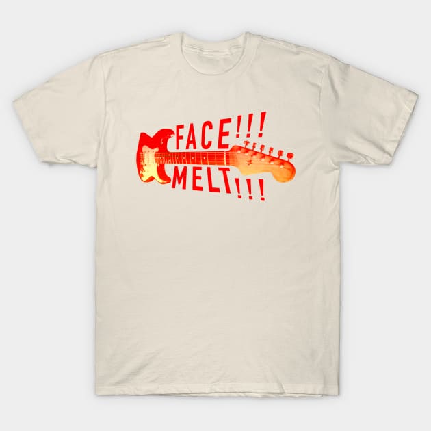 FACE!!! MELT!!! T-Shirt by Jeff Allyn Szwast
